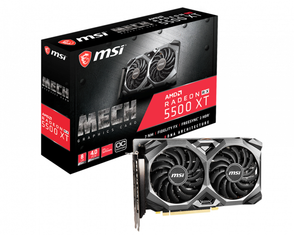 MSi Radeon RX 5500 XT MECH 8G OC