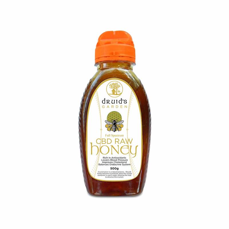 CBD RAW HONEY 500G SQUEEZE
